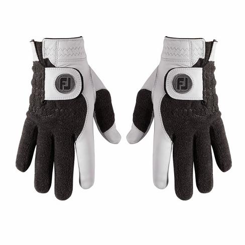 Men's Footjoy StaSof Winter Golf Gloves Grey | USA-MR5187