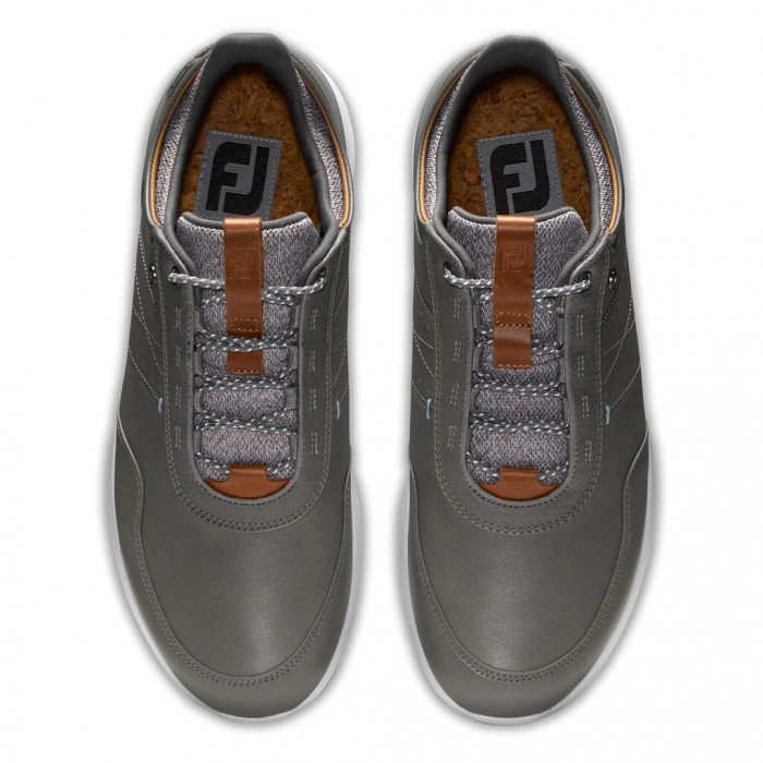 Men's Footjoy Stratos Spikeless Golf Shoes Grey | USA-FV0395