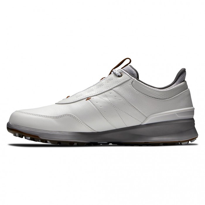 Men's Footjoy Stratos Spikeless Golf Shoes Off-White | USA-VM1406