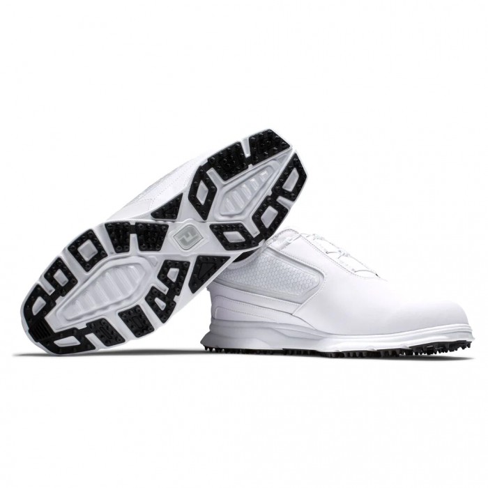 Men's Footjoy Superlites XP BOA Spikeless Golf Shoes White | USA-YE5307