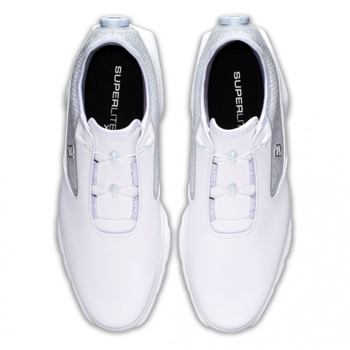 Men's Footjoy Superlites XP BOA Spikeless Golf Shoes White | USA-YE5307