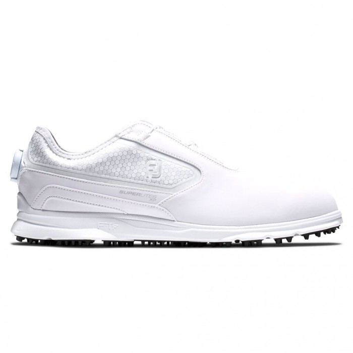 Men\'s Footjoy Superlites XP BOA Spikeless Golf Shoes White | USA-YE5307