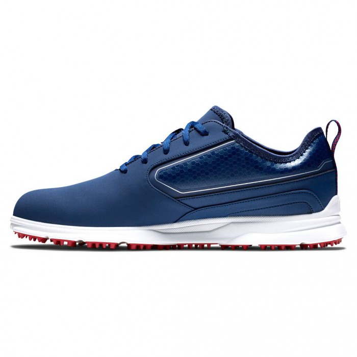 Men's Footjoy Superlites XP Spikeless Golf Shoes Navy | USA-UA1583