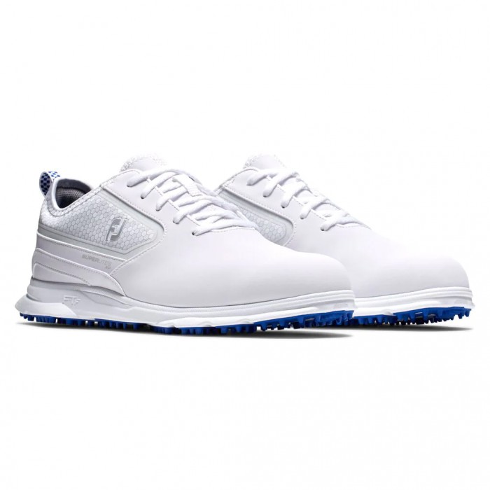 Men's Footjoy Superlites XP Spikeless Golf Shoes White | USA-XH4609