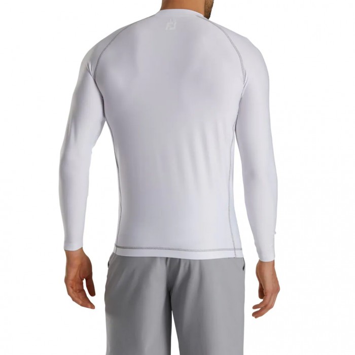 Men's Footjoy Thermal Base Layer Shirt Shirts White | USA-OS1074