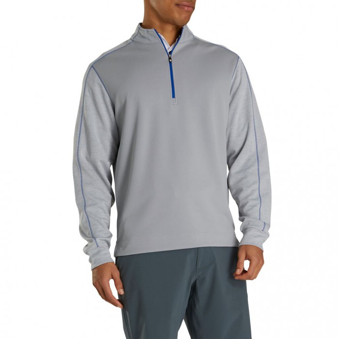 Men's Footjoy Tonal Heather Mid-Layer Jacket Grey | USA-NL6190