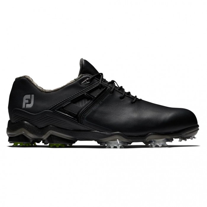 Men\'s Footjoy Tour X Spiked Golf Shoes Black | USA-LF4285