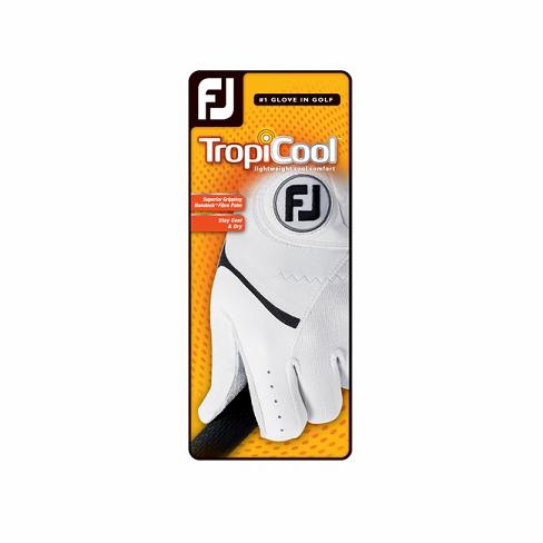 Men's Footjoy TropiCool Golf Gloves White | USA-ZI0786