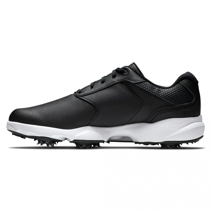 Men's Footjoy eComfort Spiked Golf Shoes Black | USA-GP8495