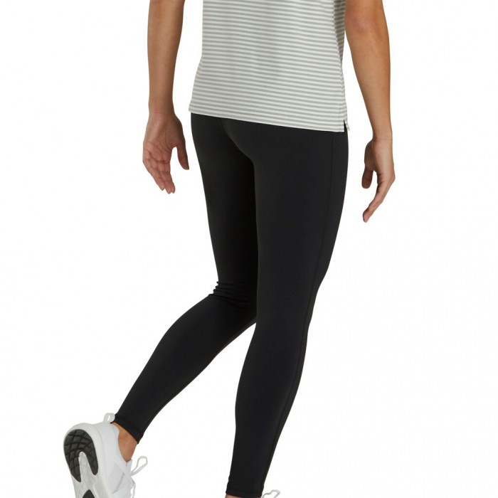 Women's Footjoy Ankle Length Leggings Black | USA-TZ5761