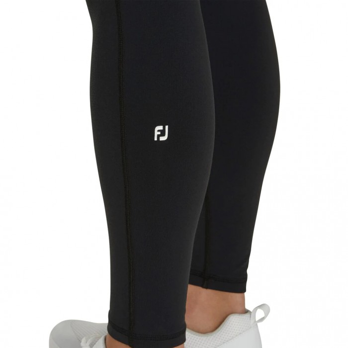 Women's Footjoy Ankle Length Leggings Black | USA-TZ5761