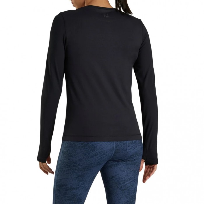 Women's Footjoy Base Layer Shirts Black | USA-DW8035