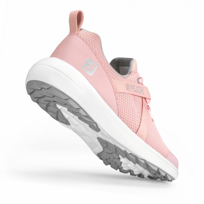 Women's Footjoy FJ FLEX Spikeless Golf Shoes Rose | USA-LQ1320