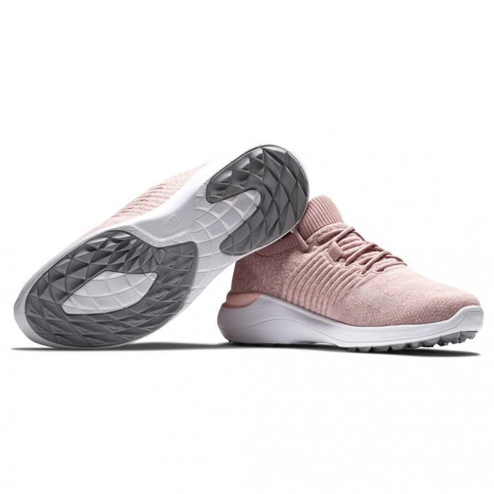 Women's Footjoy Flex XP Spikeless Golf Shoes Mauve | USA-FW1523