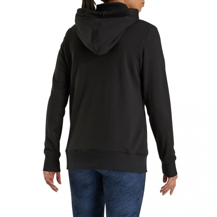 Women's Footjoy Full-Zip  Hoodie Black | USA-AN4138