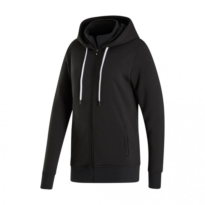 Women\'s Footjoy Full-Zip  Hoodie Black | USA-AN4138