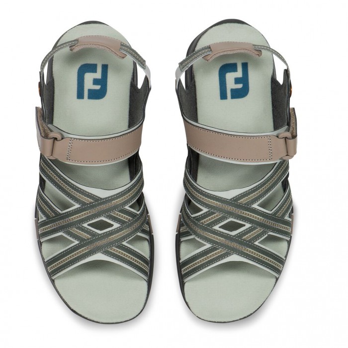 Women's Footjoy Golf Sandals Golf Sandals Tan / Light Grey | USA-WV7291