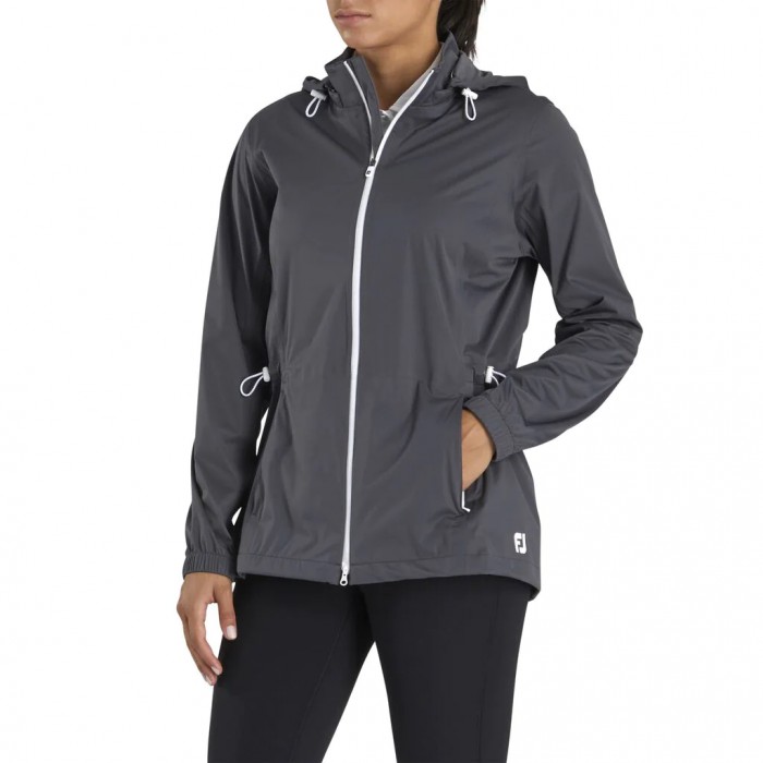 Women's Footjoy HydroKnit Jacket Charcoal | USA-PE4318