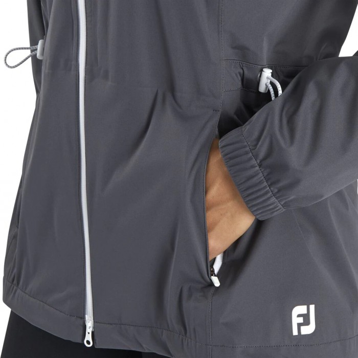 Women's Footjoy HydroKnit Jacket Charcoal | USA-PE4318