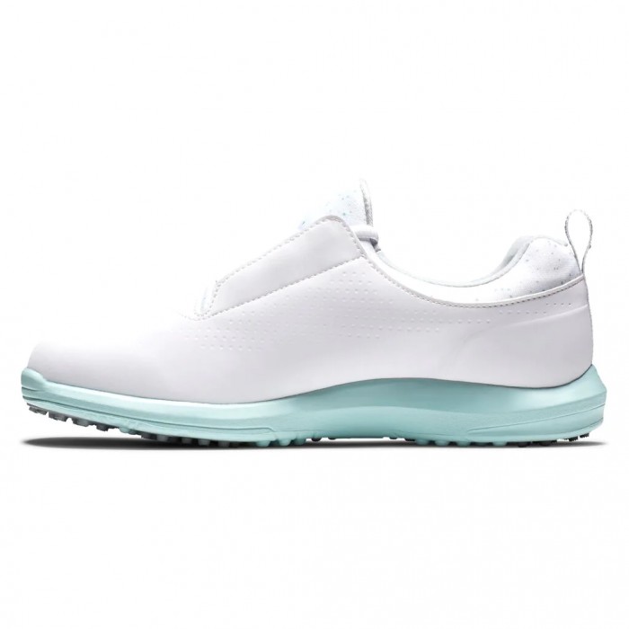 Women's Footjoy Leisure Spikeless Golf Shoes White / Seafoam | USA-YU4581