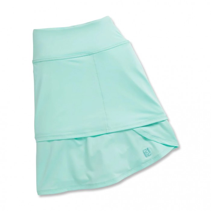 Women\'s Footjoy Performance Layered Skort Skort Aquamarine | USA-EC2346