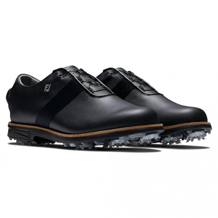 Women's Footjoy Premiere Series BOA Spiked Golf Shoes Black | USA-HQ8792