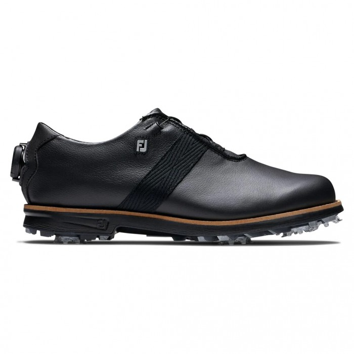 Women\'s Footjoy Premiere Series BOA Spiked Golf Shoes Black | USA-HQ8792