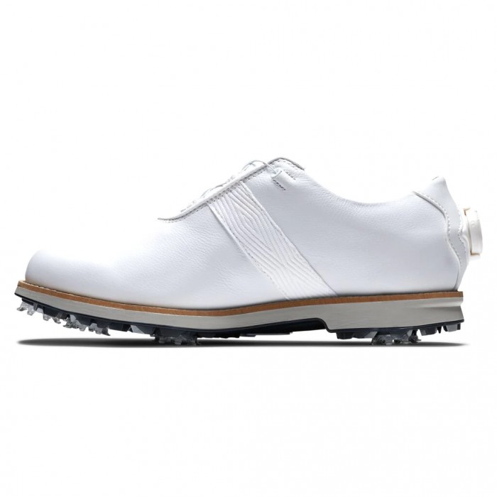 Women's Footjoy Premiere Series BOA Spiked Golf Shoes White | USA-RK6973