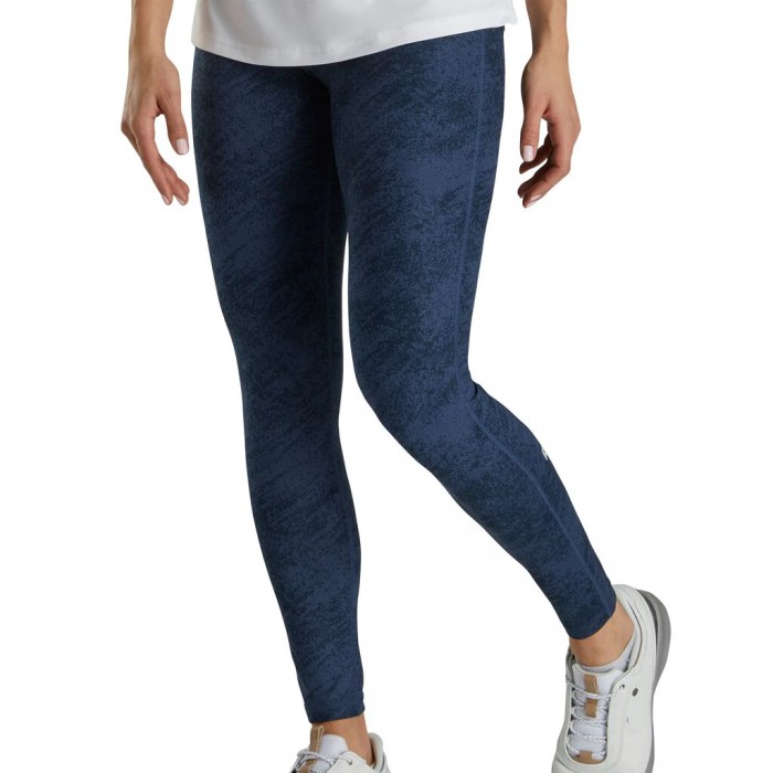 Women's Footjoy Printed Leggings Navy | USA-DY7481