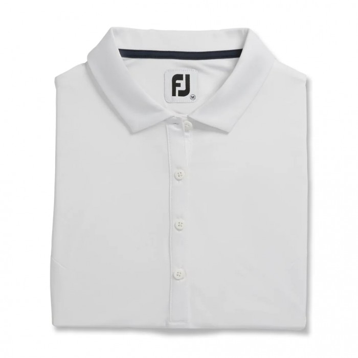 Women\'s Footjoy Solid Lisle Sleeveless Shirts White | USA-MQ5742