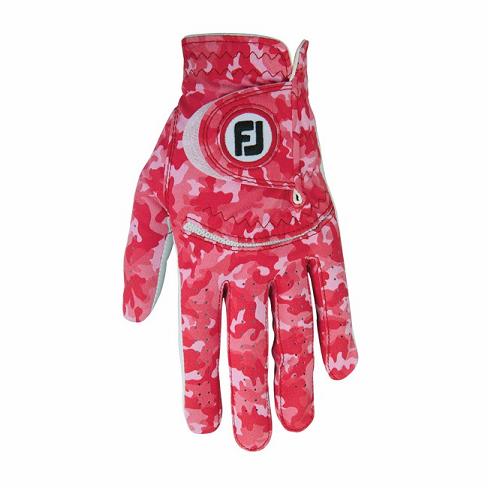 Women's Footjoy Spectrum Golf Gloves Red | USA-UE1584