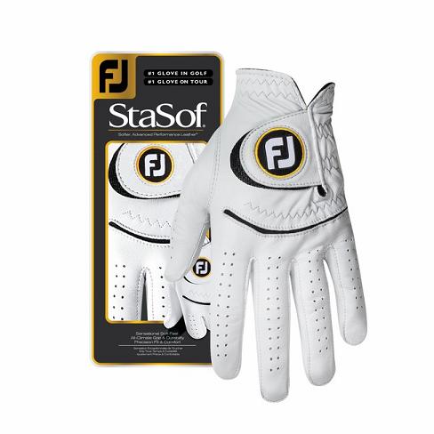 Women\'s Footjoy StaSof Golf Gloves Black | USA-BC3859