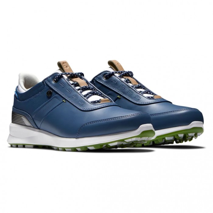 Women's Footjoy Stratos Spikeless Golf Shoes Blue | USA-JZ8964