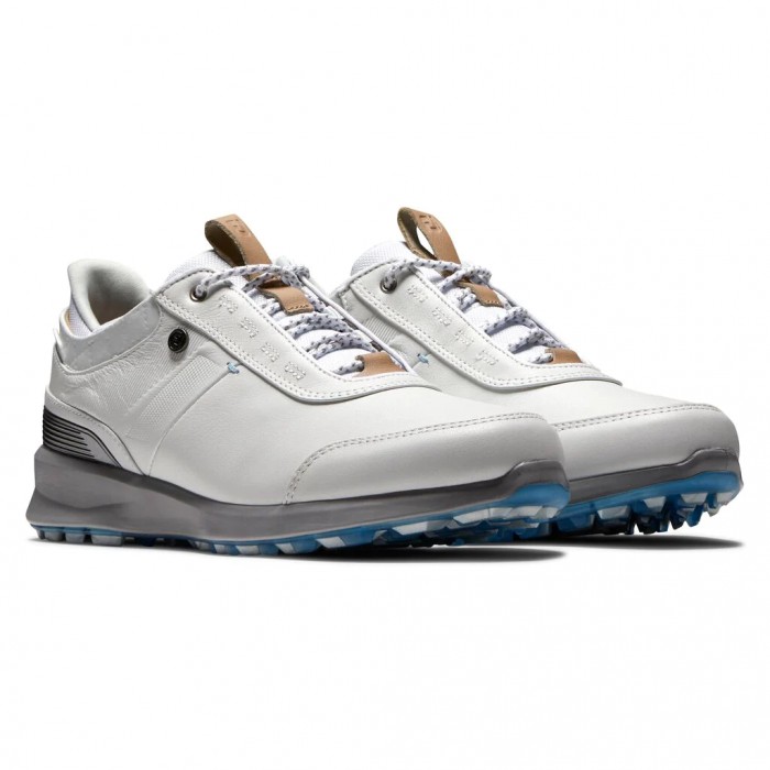 Women's Footjoy Stratos Spikeless Golf Shoes Off-White | USA-TN6843