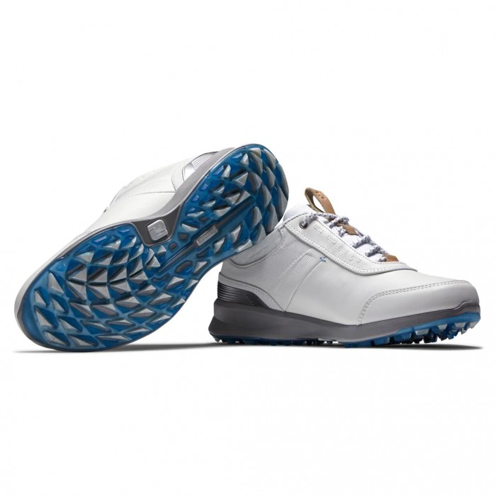 Women's Footjoy Stratos Spikeless Golf Shoes Off-White | USA-TN6843