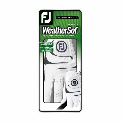 Women's Footjoy WeatherSof Golf Gloves White | USA-NO8374